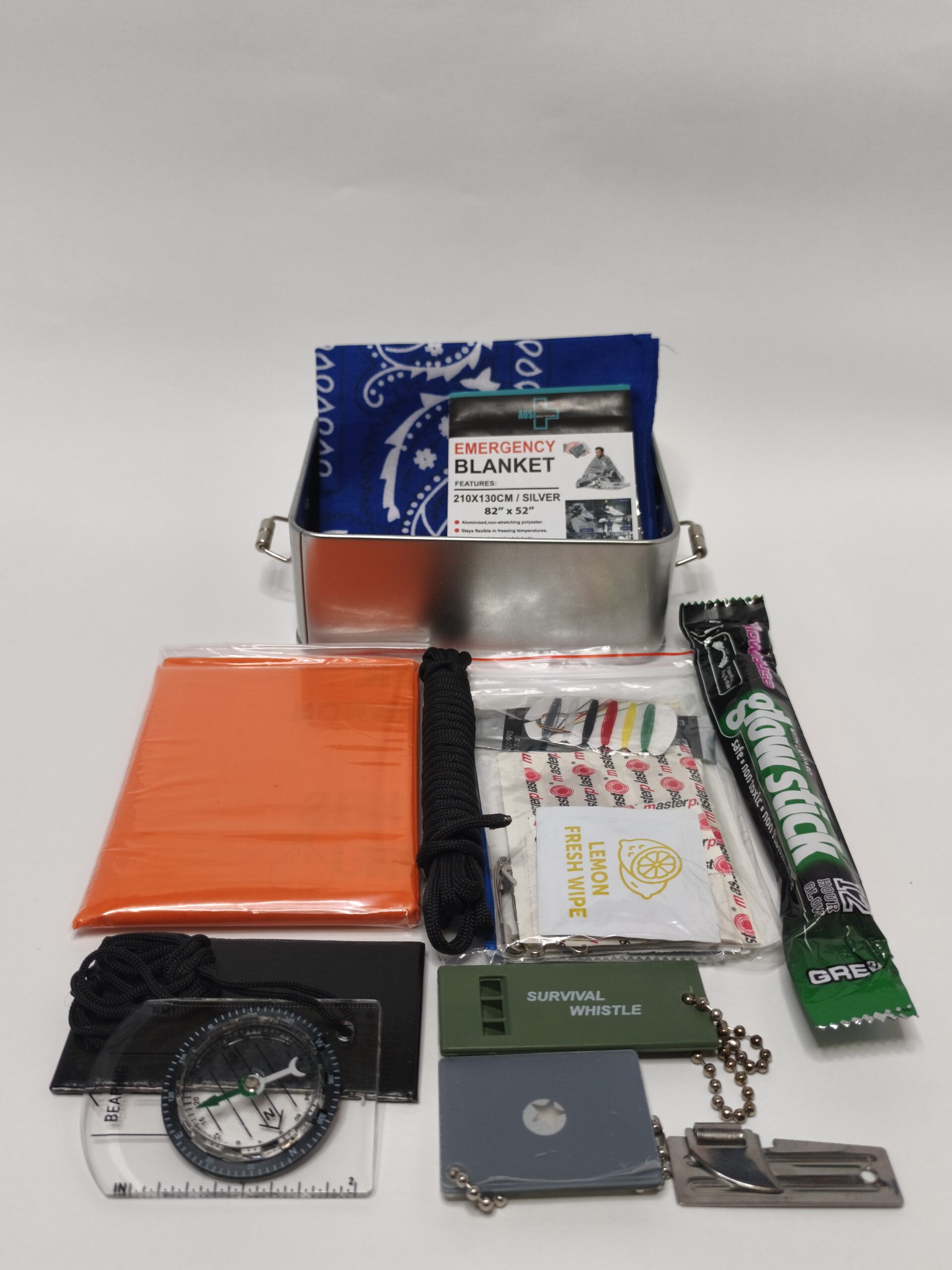 X-Large Survival Kit (Silver Clip-Tin) - Image 3